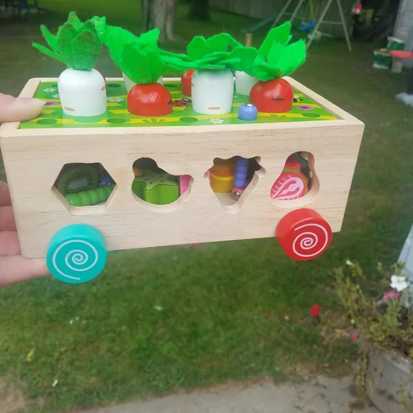 Toddler Toy Bundle - Wooden Vegetable Garden Play Set - Picture 6 of 6